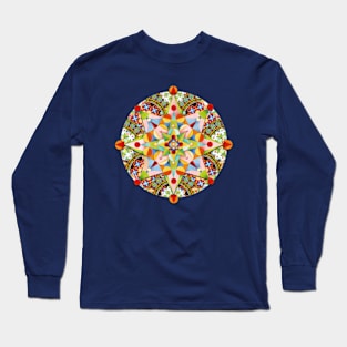 Circus Pastel Mandala Long Sleeve T-Shirt